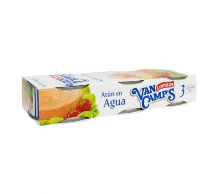 PACK ATUN VAN CAMP'S AGUA 80GR