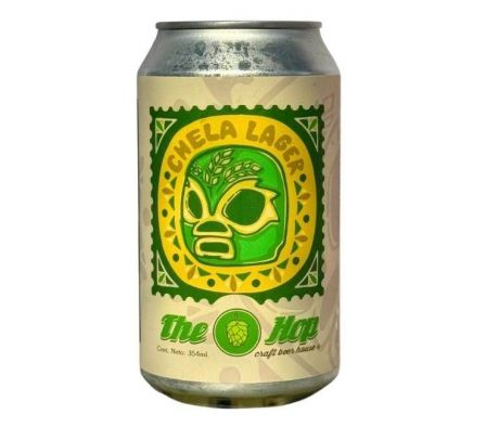 CERVEZA  ARTESANAL CHELA - MEXICAN LAGER LATA 473M