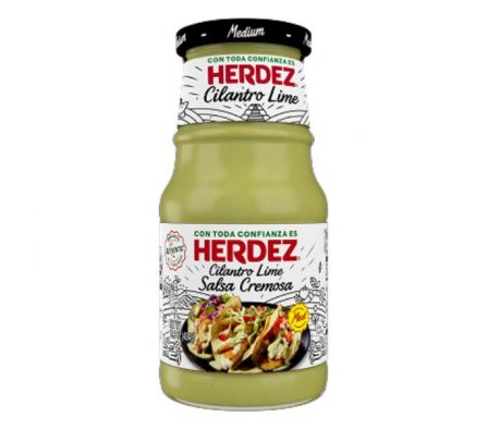 SALSA CREMA CILANTRO/LIMON HERDEZ 680G 