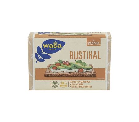 PAN CRUJIENTE WASA RUSTIKAL 275GR