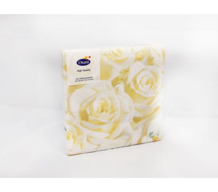 SERVILLETA DUNI WHITE DREAMS 33X33