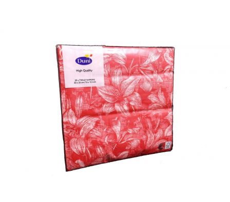 SERVILLETA DUNI FIRENZE PINK 33X33