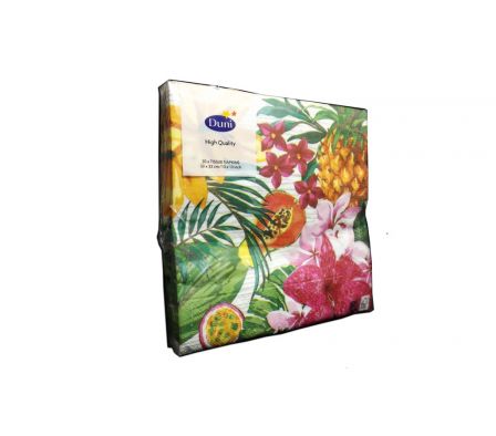 SERVILLETA DUNI BAHAMAS FLORAL 33X33
