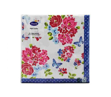 SERVILLETAS DUNI SWEET ROSES 33X33