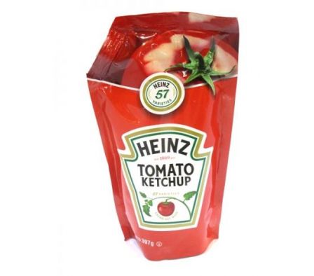 KETCHUP HEINZ DOY PACK 397GR