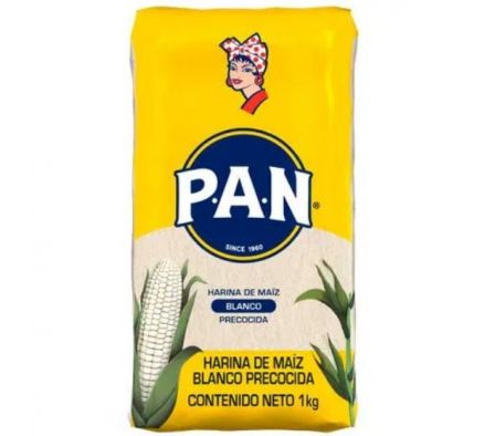 HARINA DE MAIZ PAN BLANCO PRECOCIDO LIBRE DE GLUTE