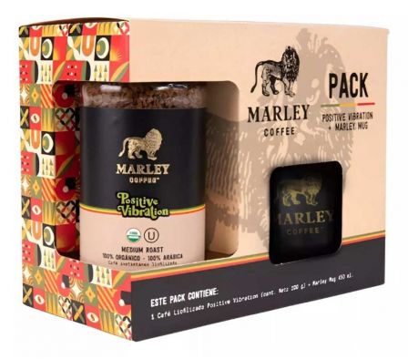 KIT MARLEY COFFEE CAFE POSITIVE VIBRATION+MUG