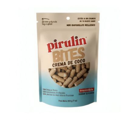 MINI BARQUITOS PIRULIN CREMA DE COCO 200GR