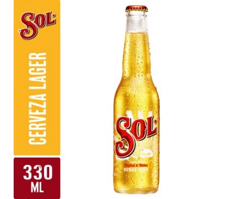 CERVEZA SOL BOTELLA 330ML 