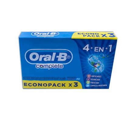 PASTA DENTAL ORAL-B COMPLETE 4 EN 1 80GR