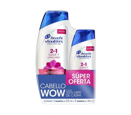 PACK HEAD&SHOULDERS SHAMPOO 375ML+SH 180ML 2EN1