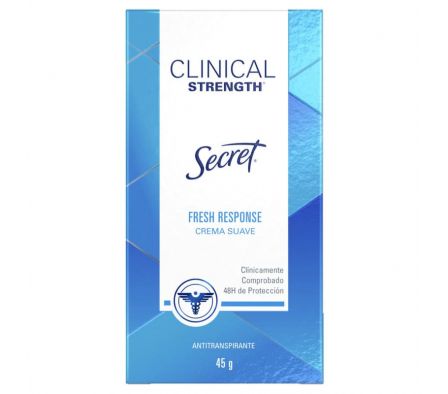 DESODORANTE SECRET CLINICAL SS FRESH RESPONSE 45G