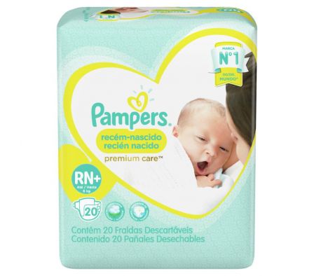 PAÑAL PAMPERS RECIEN NACIDO 20UN
