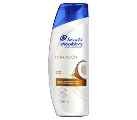 SHAMPOO H&S HIDRATACION ACEITE DE COCO 180 ML