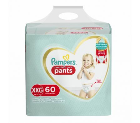 PAÑAL PAMPERS PREMIUM CARE PANTS XXG 60UN