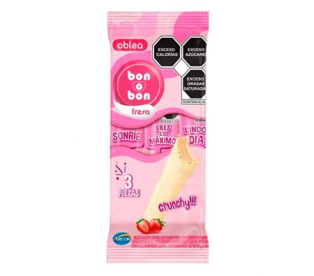 CHOCOLATE OBLEA BON O BON FRESA 27G