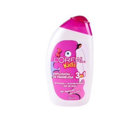 SHAMPOO ACONDICIONADOR CREMA LOREAL KIDS FRAMBUESA