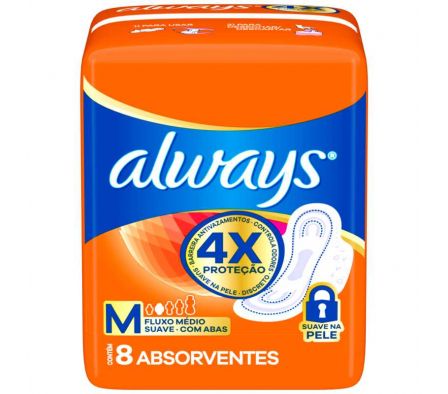 TOALLA HIGIENICA ALWAYS C/ALAS 8UN