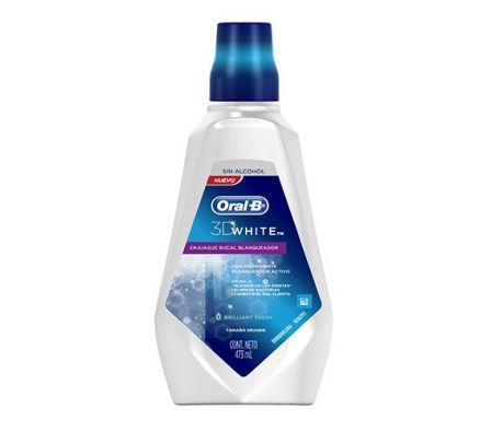 ENJUAGUE BUCAL ORAL-B 3D WHITE 473ML