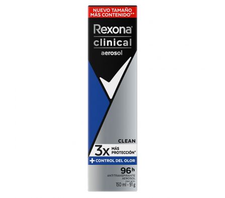 DESODORANTE REXONA CLINICAL EXPERT CLEAN 150ML 