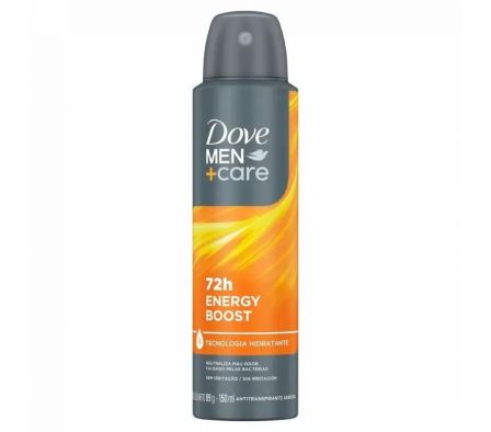 DESODORANTE DOVE MEN AEROSOL ENERGY BOOST 150ML