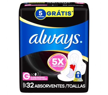TOALLAS HIGIENICAS ALWAYS NOCTURNA G 32UNI