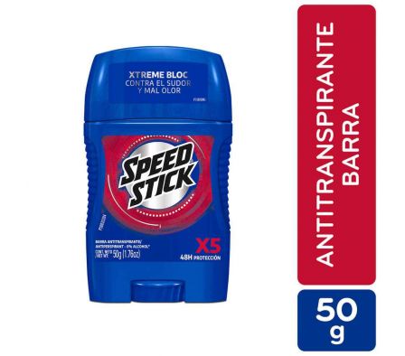 DESODORANTE SPEED STICK BARRA ACTIVE MEN 50GR