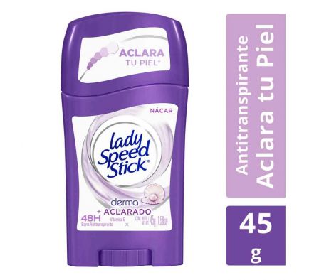 DESODORANTE LADY SPEED STICK BARRA DERMA CLARA 45G