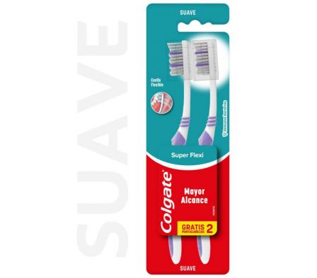 CEPILLO DENTAL COLGATE SUPER FLEX 2 UNI
