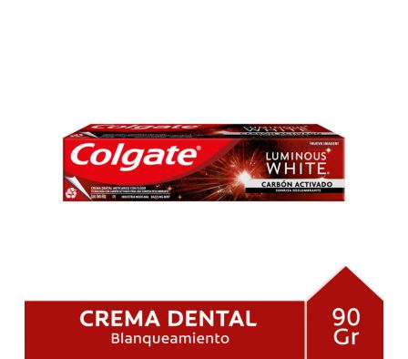 PASTA DENTAL COLGATE LUMINOUS CHARCOAL 90 G