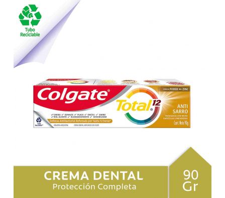 PASTA DENTAL COLGATE TOTAL 12 ANTI-SARRO 90 G