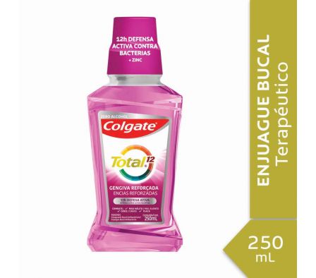 ENJUAGUE BUCAL COLGATE TOTAL12 ENCIA REFORZAD 250M