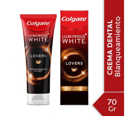 PASTA DENTAL COLGATE LUMINOUS WHITE LOVER CAFÉ 70G