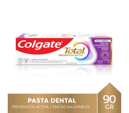 PASTA DENTAL COLGATE TOTAL 12 ENCÍAS REFORZADA 90G