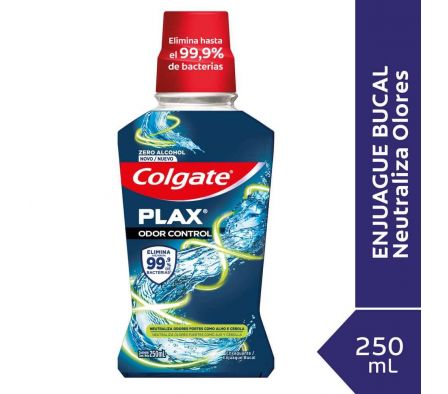 ENJUAGUE BUCAL COLGATE PLAX ODOR CONTROL 250ML