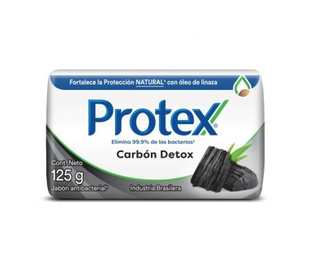 JABON PROTEX CARBON ACTIVADO DETOX 125GR 