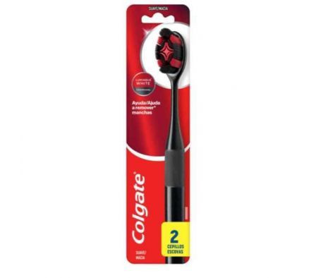 CEPILLO DENTAL COLGATE LUMINOUS WHITE CHARC. 2UN