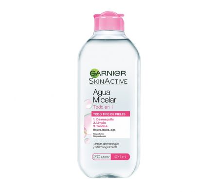 AGUA MICELAR GARNIER SKINACTIVE DESMAQ. 400ML