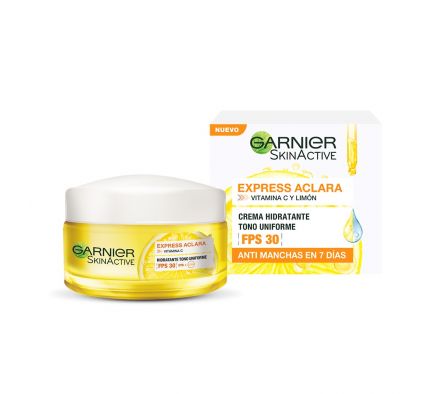 CREMA HIDRAT GARNIER SKINACTIVE EXPRESS ACLARA 50M
