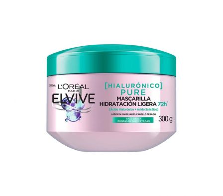 MASCARIILLA ELVIVE PURE TRATAMIENTO HIALURO 300ML 