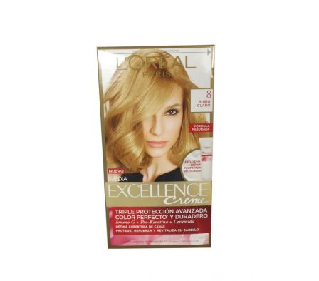 TINTE PARA PELO LOREAL EXCELLENCE NRO. 8