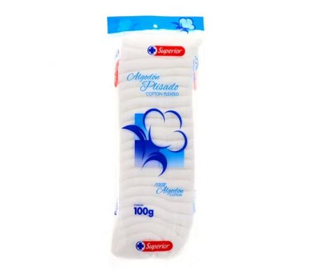 ALGODON SUPERIOR ZIG ZAG ABSORVENTE 100GR