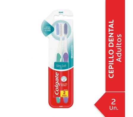 CEPILLO DENTAL COLGATE SLIM SOFT BLUE TIP REGULAR