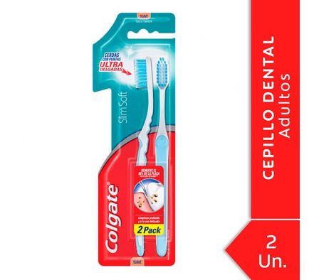CEPILLO DENTAL COLGATE SLIM SOFT BLUE TIP REGULAR