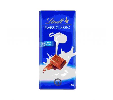 CHOCOLATE LINDT SWISS CLASSIC MILK 100G