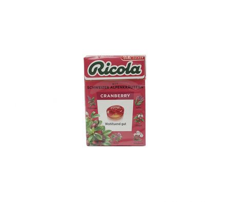 CARAMELOS RICOLA ARANDANOS SIN AZUCAR 50GR