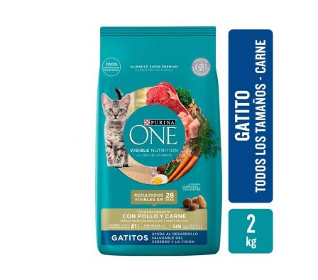 ALIMENTO ONE GATITOS 2KG