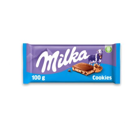 CHOCOLATE MILKA COOKIES TABLETA 100GR