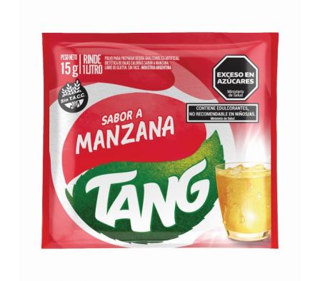 JUGO EN POLVO TANG MANZANA 15GR