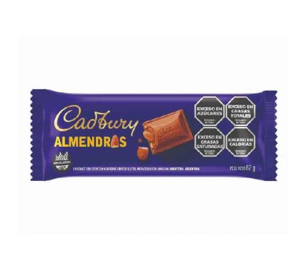 CHOCOLATE CADBURY ALMENDRAS 82GR